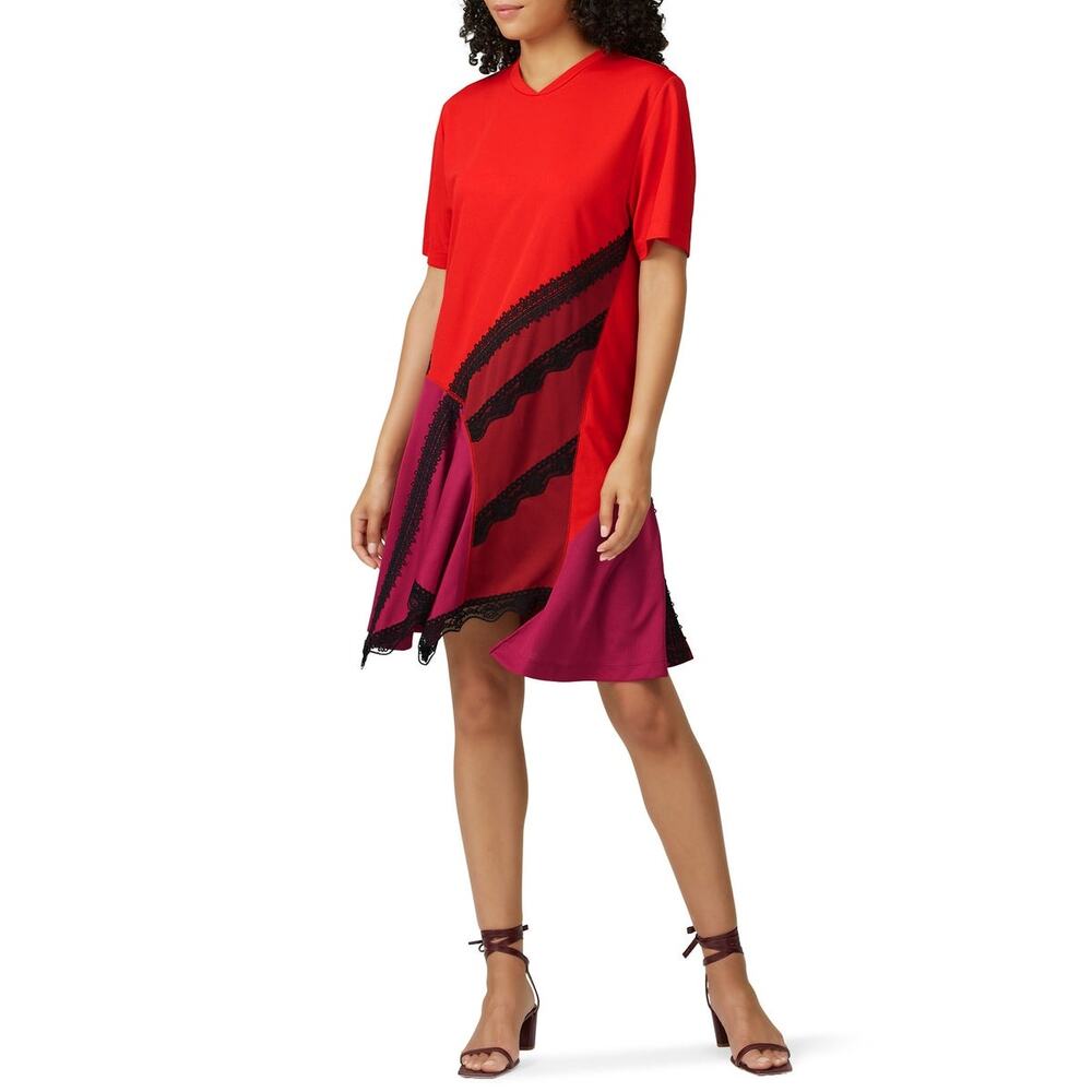 Red and Pink Women's Dress